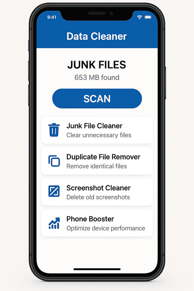 DATA CLEANER APP: ഇനി ഫോണിൽ സ്റ്റോറേജ് കുറവെന്ന് പറയേണ്ട! 1 data cleaner1