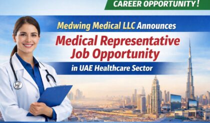 Medwing Medical LLC career opportunity announcement in UAE healthcare sector