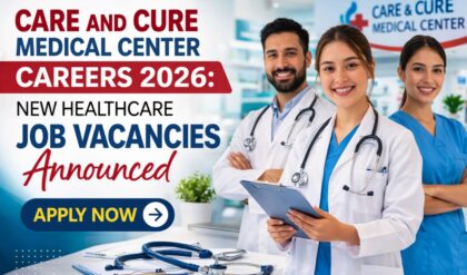 Care and Cure Medical Center healthcare job vacancies announced apply now