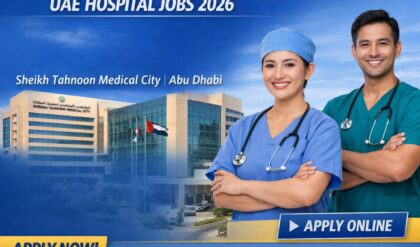UAE hospital job vacancies for staff nurses and charge nurses at Sheikh Tahnoon Medical City Abu Dhabi