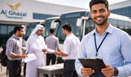 Al Ghazal Transport UAE heavy bus driver job walk in interview Abu Dhabi
