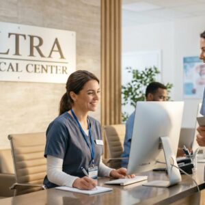 Ultra Medical Center Al Ain exterior view with modern healthcare facility design