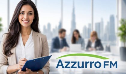 Assistant Accountant job vacancy at Azzurro Facilities Management UAE with professional office background and company branding