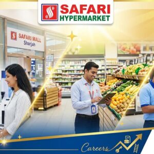 Safari Hypermarket UAE recruitment 2026 for multiple retail job vacancies in Sharjah hypermarket