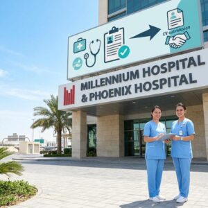 Millennium Hospital and Phoenix Hospital Mussafah hiring registered nurses in Abu Dhabi with DOH eligibility for immediate joining