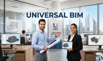 Walk-in interview announcement for Universal BIM Dubai hiring BIM and CAD Draftsmen for Mechanical and Electrical positions in UAE construction industry.