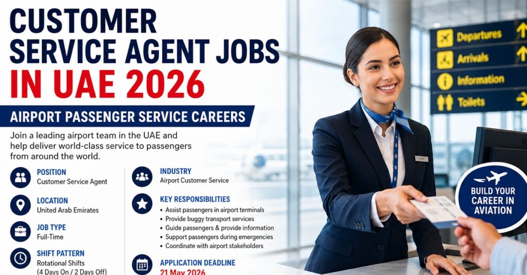 Customer Service Agent Jobs in UAE 2026 | Airport Passenger Service Careers 1 COSMER