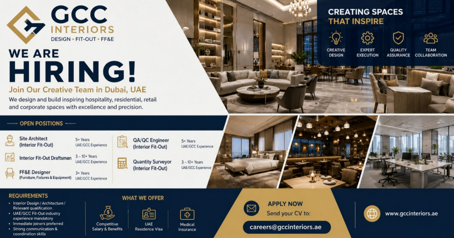 GCC Interiors Careers UAE 2026 | Interior Fit-Out & Design Jobs in ...