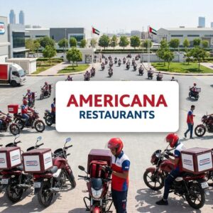 Americana Restaurants UAE bike rider job hiring with free visa and company bike 2026