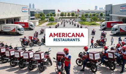 Americana Restaurants UAE bike rider job hiring with free visa and company bike 2026