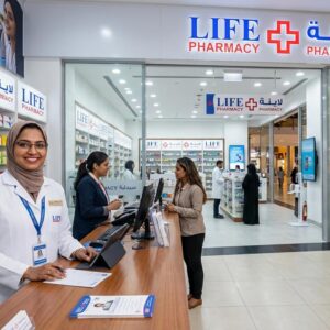LIFE Pharmacy UAE recruitment 2026 for pharmacist vacancies with DHA MOH and DOH eligibility requirements.