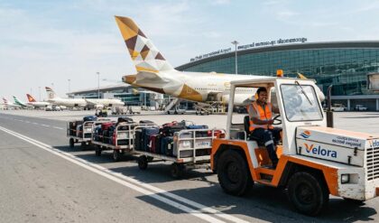 Velora hiring Loader Drivers for airport ground handling and cargo operations at Abu Dhabi Airport for candidates with a valid UAE driving license.