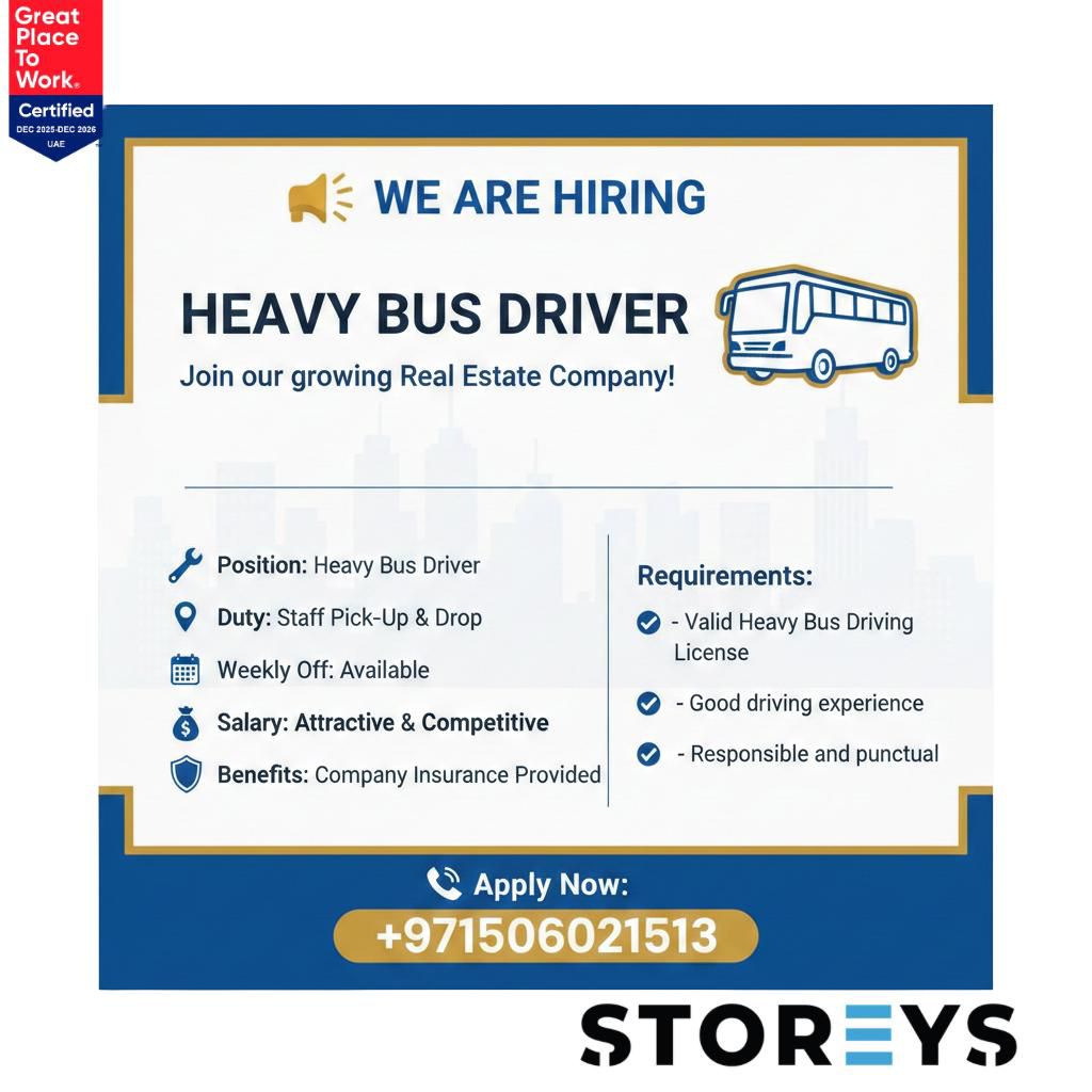 Storeys UAE Careers 2026 | Heavy Bus Driver Job Vacancy in UAE 1 WhatsApp Image 2026 05 23 at 6.59.05 PM