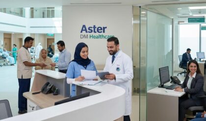 Aster DM Healthcare UAE recruitment 2026 announcement featuring nursing, healthcare, management, and hospital job vacancies in Dubai and across the UAE.