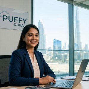 Puffy Dubai Junior Accountant job vacancy with tax free salary visa support and relocation benefits in UAE