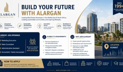 Professional employees working in a modern corporate office representing ALARGAN real estate career opportunities in the Middle East.
