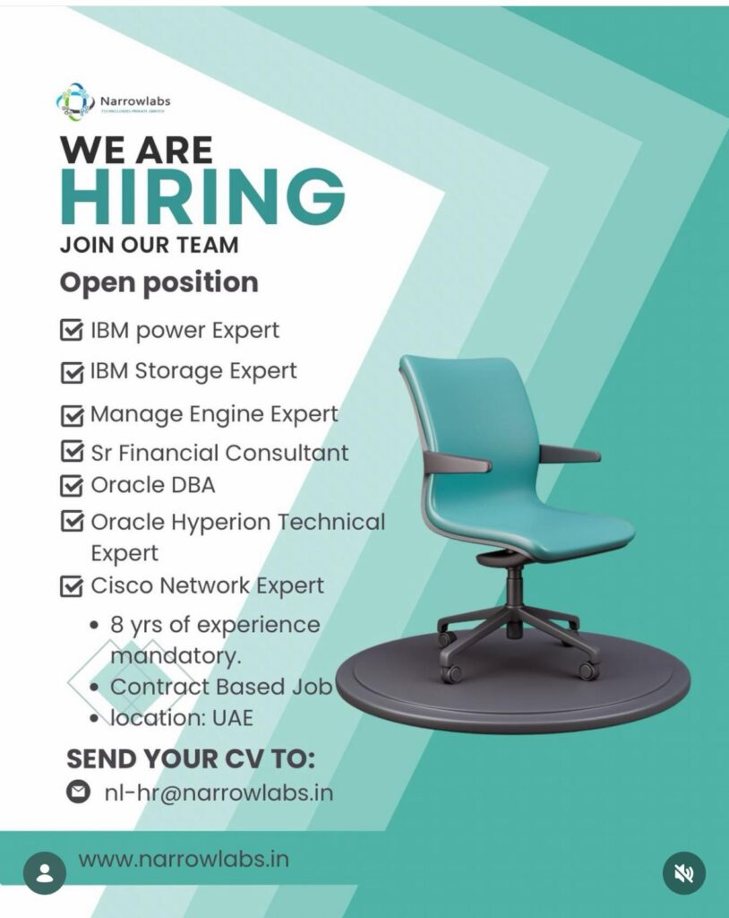 Narrowlabs UAE Careers 2026 : Narrowlabs UAE Careers 2026 | Latest IT & Technology Job Openings in UAE 2 job 1235