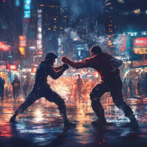 Dubai Street Brawl