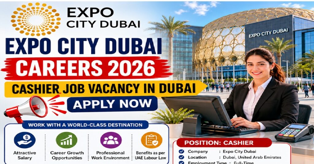 Expo City Dubai Careers 2026: Cashier Job Vacancy in Dubai – Apply Now for a Prestigious Finance Career Opportunity 1 EXPO