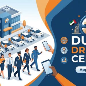 Professionals attending recruitment interviews for IT, Sales, Marketing, and Inspector positions at Dubai Driving Center in the UAE.