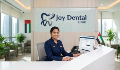 Receptionist career opportunity at Joy Dental Clinic Dubai with multiple branches across the UAE.
