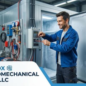 Coolbox Electromechanical Works LLC hiring Walk-In Freezer Technicians in Ajman, UAE for refrigeration and cold room maintenance jobs.
