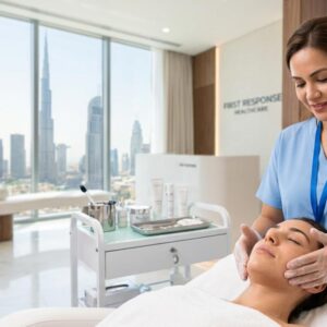 Registered Aesthetic Nurse vacancy at First Response Healthcare in Dubai with DHA license requirement and cosmetic treatment experience.