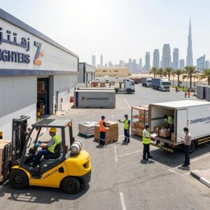 ZahrFreighters UAE hiring for Warehouse Assistant, Cashier, Office Assistant, Forklift Operator, Junior Accountant, and Junior HR Assistant positions.