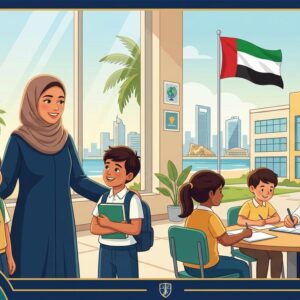 City American School Ajman campus highlighting teaching career opportunities for the 2026–2027 academic year.