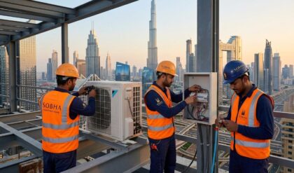 Sobha Constructions Dubai walk-in interview recruitment for housekeeping and technician positions including AC, electrical, plumbing, painting, and carpentry roles.