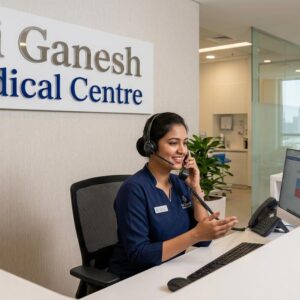 Sai Ganesh Medical Centre Careers 2026 Dubai internship vacancies for Tele Calling and Reception positions.