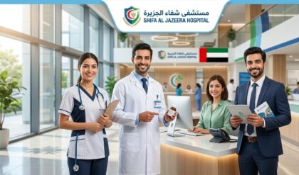 Shifa Al Jazeera Hospital Careers 2026 healthcare job vacancies in Sharjah and Ajman UAE.