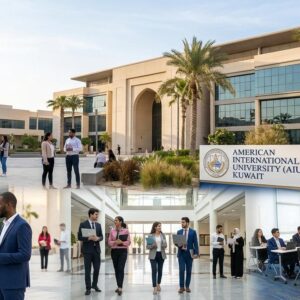 American International University campus in Kuwait offering faculty and administrative career opportunities in 2026.