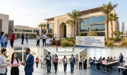 American International University campus in Kuwait offering faculty and administrative career opportunities in 2026.