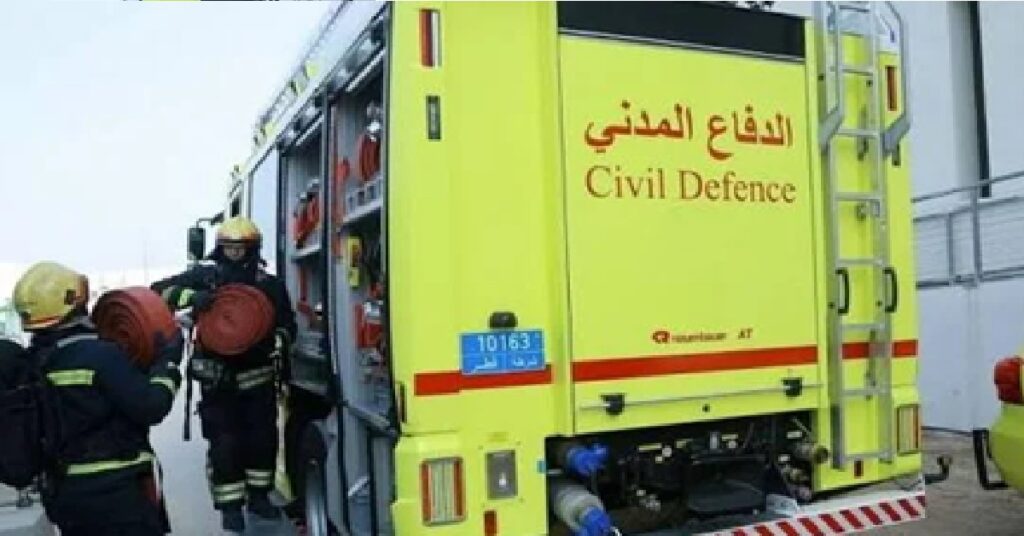 Al Wakrah warehouse fire Qatar ഖത്തർ അൽ വക്രയിൽ വെയർഹൗസിന് തീപിടിത്തം 1 qatar new