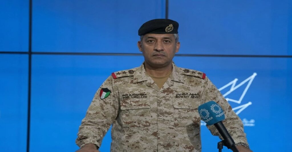 Kuwait intercepts missiles and drones ഇറാൻ ആക്രമണം: ബാലിസ്റ്റിക്, ക്രൂയിസ് മിസൈലുകളും ഡ്രോണുകളും തടഞ്ഞതായി കുവൈത്ത്; നാല് നാവിക ഉദ്യോഗസ്ഥർക്ക് പരിക്ക് 1 KUWAIT 5555 1