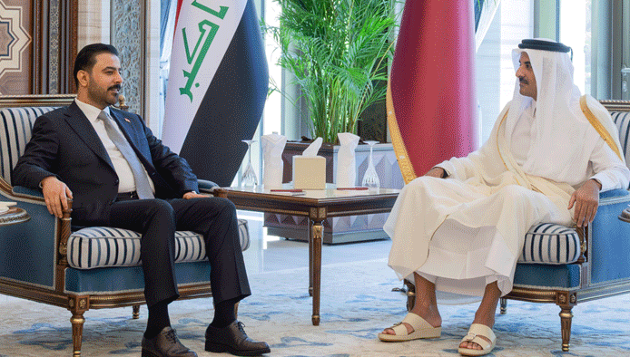 Qatar Amir Holds Talks with Iraqi Prime Minister സമാധാനം നിലനിർത്തണം; ഖത്തർ അമീർ ഇറാഖ് പ്രധാനമന്ത്രിയുമായി കൂടിക്കാഴ്ച നടത്തി 1 QATAR AMEER e1784510031245
