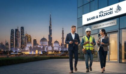 Bahri & Mazroei Careers 2026 walk-in interview for Fire Safety Engineers and Technicians in the UAE.