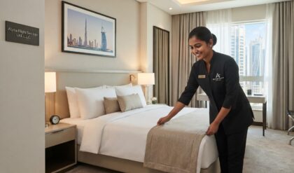 Alpha Flight Services UAE L.L.C. Room Attendant job opportunity in the United Arab Emirates hospitality sector.