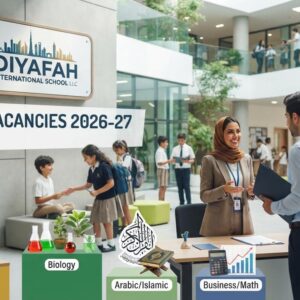 Teachers attending the Diyafah International School LLC walk-in interview in Dubai for multiple teaching vacancies for the 2026–2027 academic year.
