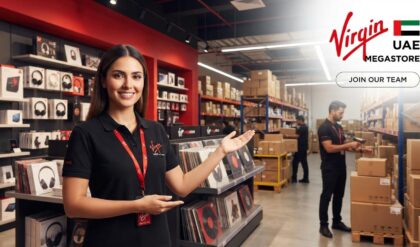 Virgin Megastore UAE hiring Warehouse Keeper and Logistics Specialist for retail and supply chain operations.