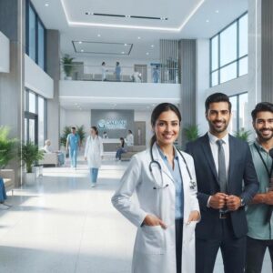 Gaelan Hospital recruitment announcement for multiple job vacancies in Sharjah, UAE.