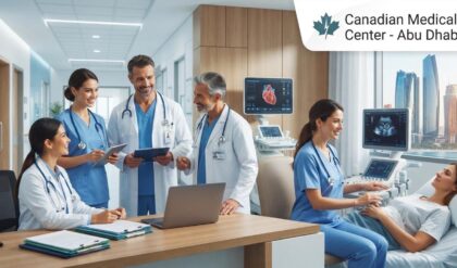 Canadian Medical Center recruitment announcement for multiple healthcare and administrative job vacancies in Abu Dhabi, UAE.