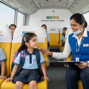 GEMS Founders School Dubai Open Day recruitment for Bus Guardian (Bus Nanny) positions.