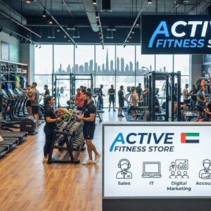 Active Fitness Store recruitment for multiple job vacancies in Dubai, UAE.
