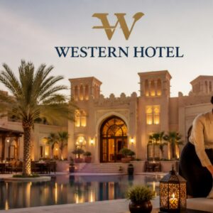 Hospitality staff at Western Hotel in the UAE, highlighting multiple job openings at the Liwa and Madinat Zayed properties for candidates currently residing in the UAE.