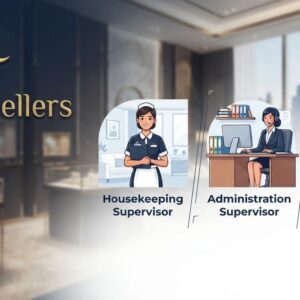 Cara Jewellers Dubai recruitment highlighting Housekeeping Supervisor, Administration Supervisor, and MEP Supervisor job opportunities at the luxury jewellery company.