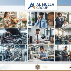 Al Mulla Group UAE announces multiple job vacancies across automotive, engineering, manufacturing, security, and administrative departments.