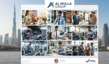 Al Mulla Group UAE announces multiple job vacancies across automotive, engineering, manufacturing, security, and administrative departments.
