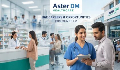 Aster DM Healthcare UAE announces multiple medical, nursing, pharmacy, customer service, and administrative job vacancies through its official careers portal.